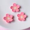 Pequeños accesorios de resina de flor de durazno fresco, accesorios para el cabello de coche, accesorios para bricolaje, 12 colores en pj964