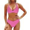 Bikini Nuevo 2025 de Dos Piezas Traje de Baño Transfronterizo Europeo y Americano Amazon Traje de Baño para Mujer Exportación al por Mayor