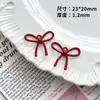 Cor Doce Liga Liga Laço Pingente Ins Feito à Mão Decorativo Colar Pulseira Brincos DIY Acessórios de Joia Material