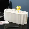 Caixa de armazenamento de fios, régua de tomadas para cabos de energia, tomada de encaixe, organizador de cabos de dados para mesa, caixa de gerenciamento de cabos, caixa de coleta de cabos, grande capacidade