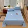 Nuevo juego de ropa de cama para el hogar 2026, 100% algodón cepillado y engrosado, color liso simple, suave y amigable con la piel