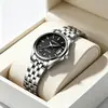 Auténtico de Moda Tendencia Acero Correa Hombres Calendario Impermeable Correa Reloj Reloj Taobao Aliexpress Modelo Más Vendido