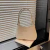 Moda Estilo Coreano Textura Simples Alça com Nó Bolsa Pequena Feminina 2026 Chegada Nova de Verão Cor Sólida Bolsa Transversal Bolsa Quadrada Pequena