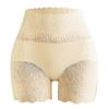 Shorts de Segurança para Mulheres, Anti-Exposição, Cintura Alta, Levanta Bumbum, Jacquard de Renda, Sensação de Pele, Modelador, Controle Forte da Barriga, Shorts Modeladores de Abdômen