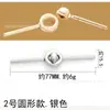Fivela de Metal Estilo Simples Moderno Botão de Cheongsam Roupa Tang Hanfu Botão DIY Botão Costurado à Mão Botão Decorativo Novo Estilo Chinês Fivela de Fechadura