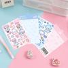 Adesivos Fofos Rosa Mel Doce Coração Ins Coreano Goo-Goo Caderno DIY Adesivos Decorativos Adesivos Criativos Atacado
