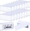 Etiqueta de Preço Spot de Origem Transfronteiriça Clipe Clip de Fixação de Cabo de Malha de Metal Peça Freezer Superfície Curva Transparente Fábrica de Placas Atacado