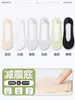 Calcetines de Verano Finos de Corte Bajo Transpirables para Mujer, Calcetines Invisibles de Algodón Sin Costuras, Anti-Olor, Antideslizantes, Talón Antideslizante, Adecuados para Tacones Altos