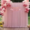 Dropshipping Transfronterizo de Cortinas de Tela Transparente para Decoración de Lugares de Bodas al Aire Libre, Cortinas, Cortinas Transparentes, Cortinas Decorativas y Cortinas de Malla
