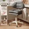 Banqueta de tocador para dormitorio, silla de maquillaje, silla de ordenador, taburete giratorio, silla con respaldo, tocador ajustable, lujo ligero