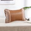 Almohada de verano para adultos, estera de bambú, almohada de ratán, almohada de té transpirable, almohada individual de trigo sarraceno para dormitorio de estudiantes, almohada de verano para el cuello