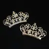 Nuevo accesorio para el cabello de corona con incrustaciones de diamantes DIY, aleación de bolsa de lazo, materiales de decoración para ramo de novia al por mayor