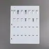 Portatarjetas con Cremallera Tarjeta de Muestra en Stock 3 # 5 # 8 # 0 # Accesorios de Cremallera Libro de Muestras Negro Universal