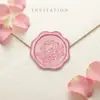 Pegatinas de sello de cera floral vintage transfronterizas, pegatinas de sello de cera hechas a medida basadas en tus diseños, pegatinas para sellar sobres, fabricante de pegatinas de sello de cera