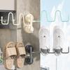 Estante para pantuflas con ventosa para baño, estante colgante de pared para inodoro sin perforaciones, estante para escurrir pantuflas, almacenamiento al por mayor