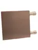 Radiador de Tarjeta Gráfica de CPU Refrigerado por Agua Refrigeración Líquida para Computadora Cobre Rojo de Cobre Rojo Refrigeración por Agua DIY Placa de Refrigeración por Agua