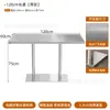 Mesas de comedor estilo Hong Kong, sillas, sofás de cabina, mesas de acero inoxidable para puestos de comida y casas de té, mesas sencillas para restaurantes de té, sillas plegables