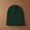 Suministro Transfronterizo de Gorros de Punto Acrílico sin Visera, Gorros Rayados de Moda Europea y Americana