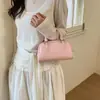 Bolso para mujer, estilo coreano, bolsa tipo bowling chic y única, nuevo modelo 2026, bolso cruzado simple y versátil, popular para ventas transfronterizas