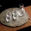 Juego de copas de vino estilo japonés, jarra de vino, petaca de vino creativa hecha a mano