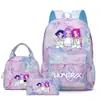 Mochila Transfronteriza Modelo Nuevo N, Mochila Escolar Estilo Universitario para Estudiante de Primaria, Mochila de Viaje Set de Tres Piezas