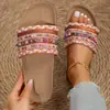 AliExpress Zapatillas de Suela Gruesa Tallas Grandes para Mujer 2026 Verano Nuevas Sandalias Casuales de Esparto para Exteriores y Playa para Mujer