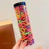 Anillo para el Pulgar de Color Caramelo para Niños Cuerda Elástica Alta para el Cabello de Niñas Cuerda para el Cabello Cabello de Bebé Accesorios para el Cabello