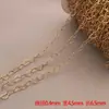 Corrente de Extensão Coração Banhada a Ouro de Aço Inoxidável Alta Retenção de Cor Pulseira de Coração de Pêssego Estendida DIY para Colar Artesanal Acessórios de Joia