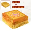 Esterilla de Madera Maciza para Arrodillarse y Adorar, Extraíble y Lavable, Esterilla de Meditación Gruesa de Madera Maciza con Forma de Loto, Esterilla para Arrodillarse, Postración, Taburete de Adoración, Juncos de Mimbre para Meditación
