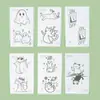 Transfronterizo Gatito Peculiar Espíritu Nicho Chica Popular Larga Duración Jugo Herbal Pegatinas de Tatuaje No Reflectantes Tatuaje Realista Nuevo Estilo