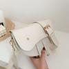 Bolsa pequena retrô de celebridades da Internet para mulheres 2020 nova moda estilo coreano versátil bolsa de mensageiro ampla alça de ombro bolsa de sela de moda