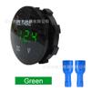 Motocicleta RV Reacondicionamiento Modificación de Coche Voltímetro Instrumento de Pantalla Digital Impermeable LED Voltímetro Digital LED