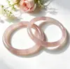 Pulsera Violeta, Pulsera Rosa Morado Tipsy Rose She Tai Cui, Pulsera de Jade de Seda Dorada Redonda Rosa Seco