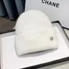 Gorro de Punto de Nuevo Estilo para Mujer, Forro Polar de Invierno, Engrosado, Cálido, Versátil, Circunferencia de Cabeza Grande, Protección para los Oídos, Gorro de Maternidad Postparto