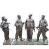 Fornecimento de Fabricantes Escultura de Escultura de Paisagem de Escultura de Caráter de Cobre Moderna Praça Rua de Pedestres Escultura de Caráter de Cobre Fundido ao Ar Livre
