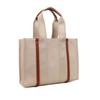 Bolsa de lona moderna por atacado novo logotipo imprimível grande capacidade contraste bolsa de axila engrossada tridimensional bolsa tote de lona