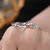 Jinghai Star Dream Original Bao Pé Anel de Casal Baleia Prata Esterlina 999 Design Gentil Personalizado Anel Dropshipping
