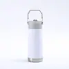 Caneca Térmica de Aço Inoxidável 304 Nova Transfronteiriça Grande Capacidade Portátil para Esportes ao Ar Livre Garrafa Portátil com Canudo Copo para Carro