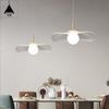 Luminária LED nórdica criativa para sala de jantar, moderna, simples e personalizada, para sala de estar, criativa e personalizada, lustre de acrílico
