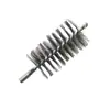 Cepillo M12 para chimenea del fabricante, cepillo de alambre de acero para tuberías industriales, cepillo de limpieza para estufas con cerdas duras, diámetro de alambre de 0.3 mm, potente para pulir y abrillar