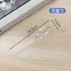Cucharas de Plástico Transparente Desechables, Engrosadas y Endurecidas, Empacadas Individualmente, para Uso Comercial, Comidas Sencillas, Postres y Para Llevar