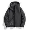 Chaqueta impermeable de plumón estilo Luotuo para mujer tres en uno 2026 nuevo estilo invierno ropa de trabajo exterior se puede imprimir LOGOTIPO