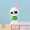 Cráneo de Dibujo Animado Popular Falda de Hierba Moco Adorno de Escritorio Caja Ciega de Moda Linda Bolsa Ciega Al por Mayor