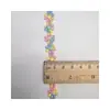 Suministro Listo de Encaje Bordado Soluble en Agua de 1.2 cm, Girasoles Coloridos, Ropa para Niños, Textiles para el Hogar, Accesorios para el Cabello, Accesorios de Manualidades