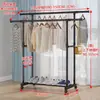 Secador de ropa simple y plegable para balcones, adecuado para uso doméstico en dormitorios; perchero plegable