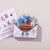 Mini Imanes de Nevera de Acrílico de Ciudad, Atracción Turística Cultural y Creativa Magnéticos Portátiles Souvenirs de Viaje, Artículos Creativos de Viaje Personalizados
