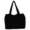 Bolsa Feminina de Veludo Cotelê 2026 Nova Outono Casual Moda Commuting Bolsa Tote Grande Capacidade Bolsa de Ombro
