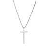 Collar de Cruz de Moda Simple Europea y Americana Acero de Titanio Colgante para Hombre Joyería Amazon Temu Caliente Fábrica Venta al por Mayor