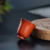 Juego de Colador de Té de Arcilla Púrpura Estilo Chino para Uso Doméstico, Colador de Té de Arcilla Zhu Roja, Juego de Filtro Cerámico Creativo de Gama Alta para Preparar Té, Filtro de Agua para Té