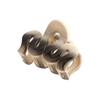 4cm Accesorios para el Cabello de Moda Europeos y Americanos de Amazon Color Degradado Pinza Pequeña para el Cabello Calada Pinza para el Cabello en Forma de 8 Pinza de Tiburón Frangipani